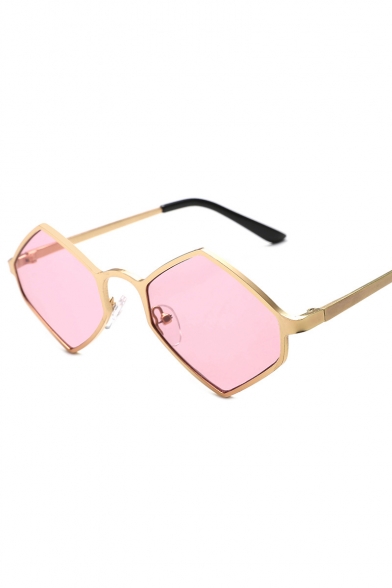 New Hot Chic Hexagon Shaped Frame Stylish Sunglasses