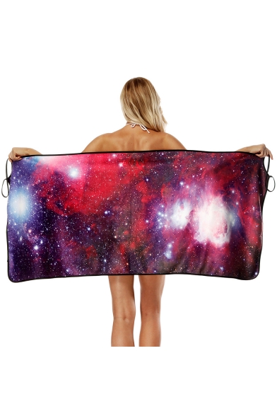 Galaxy Printed Beachwear Bath Towel