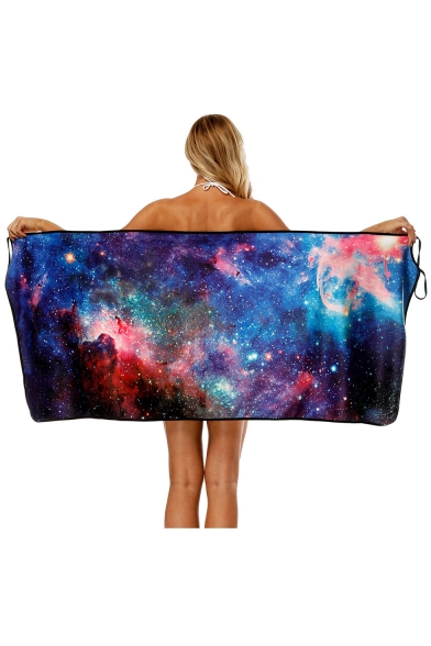 Stylish Galaxy Printed Beach Bath Towel