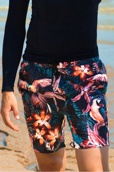 floral swim shorts