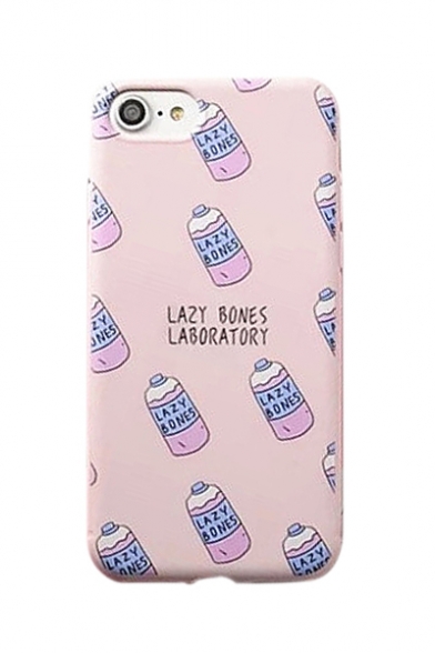 Letter Drink Printed Mobile Phone Case for iPhone