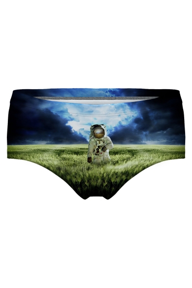 Astronaut Field Printed Women's Underwear Panty