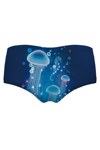Jellyfish Printed Skinny Women's Underwear Panty