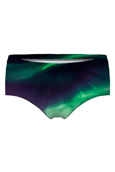 3D Aurora Printed Women's Underwear Panty