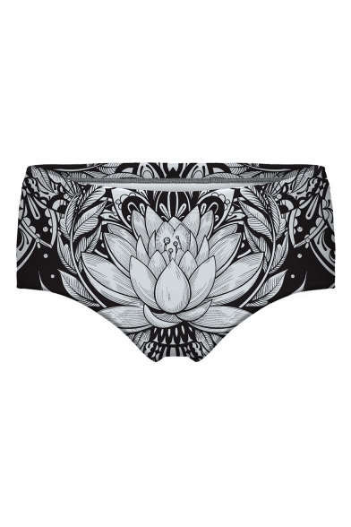 Trendy Floral Printed Skinny Women's Underwear Panty