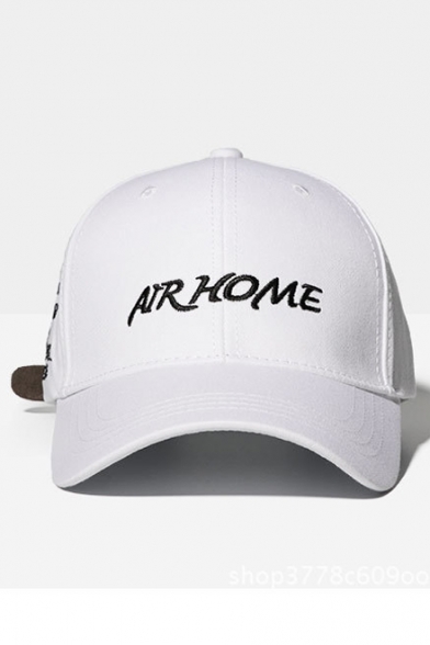AIR HOME Letter Embroidered Unisex Baseball Hat