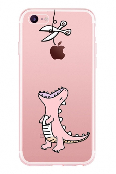 Comic Dinosaur Printed Mobile Phone Case for iPhone