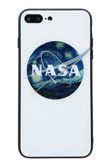 NASA Letter Painting Printed Mobile Phone Case for iPhone