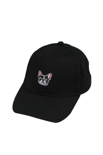 Cute Dog Embroidered Chic Unisex Baseball Hat