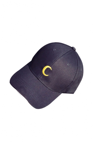Chic Moon Embroidered Leisure Unisex Baseball Hat