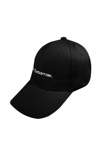 TOMORROW Letter Embroidered Unisex Baseball Hat