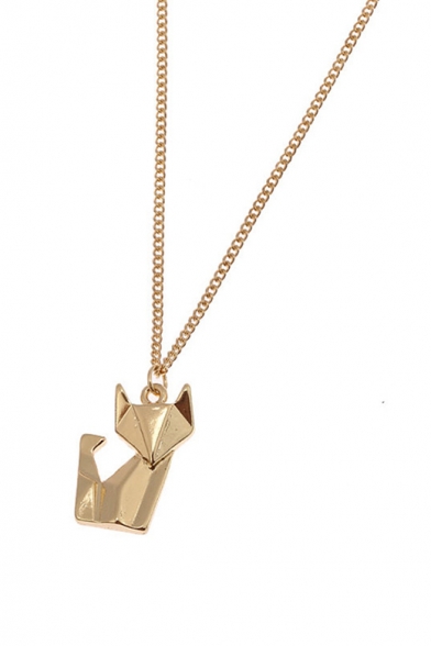 Chain Fox Pattern Chic Necklace