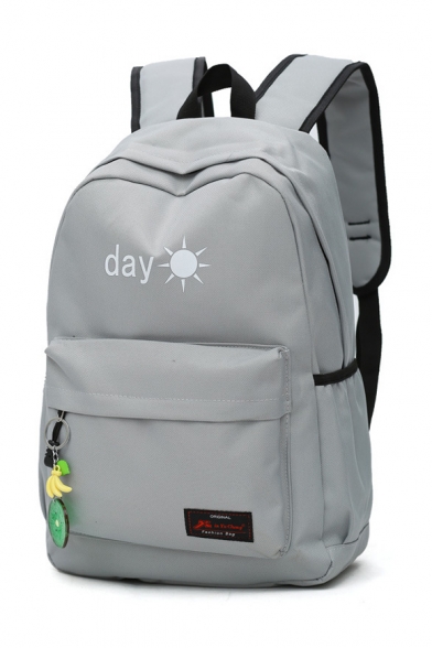 DAY Letter Sun Printed Backpack School Bag