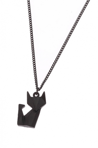 Chain Fox Pattern Chic Necklace