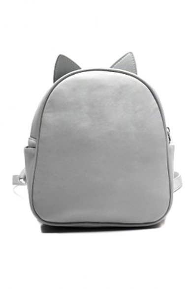 plain grey backpack