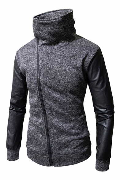 asymmetrical zip hoodie