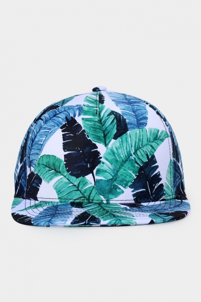 Palm Leaf Printed Fashion Baseball Hat