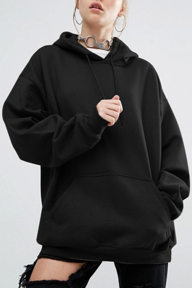 black oversized hoody