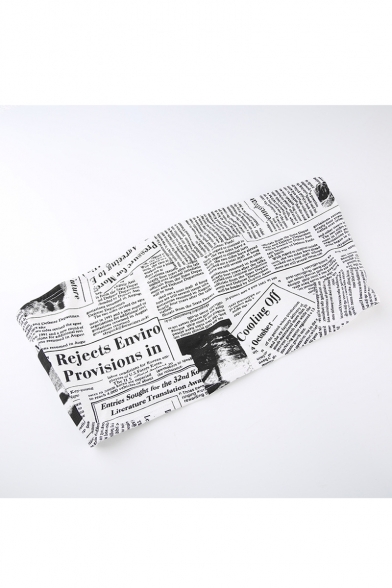 Newspaper Printed Crop Bandeau with High Waist Mini Bodycon Skirt Co-ords
