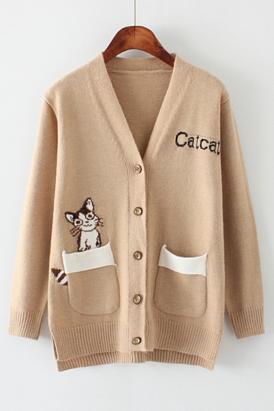 cat cardigan