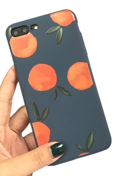 Orange Printed Mobile Phone Case for iPhone