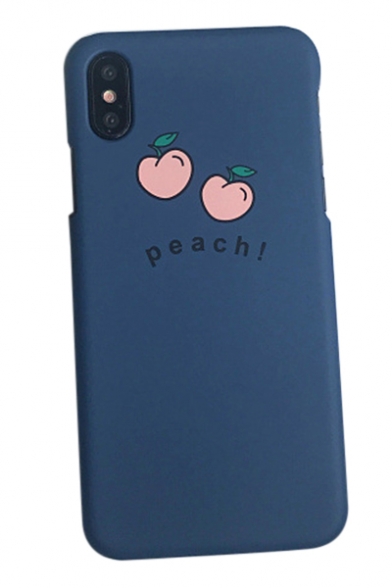 Peach Letter Print iPhone Design Mobile Phone Case