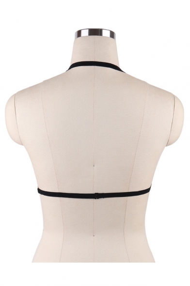 Halter Strap-Style Hollow Out Harness Bra