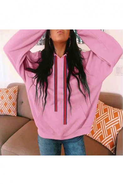 

Hot Popular Long Sleeve Red Striped Drawstring Cute Cat Ear Casual Tunic Hoodie for Girls, Black;green;pink;gray, LC489745