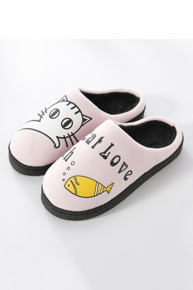 Cute Cat Fish Winter Collection Slippers