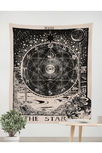 Cool Graphic Tapestry Hanging Curtain