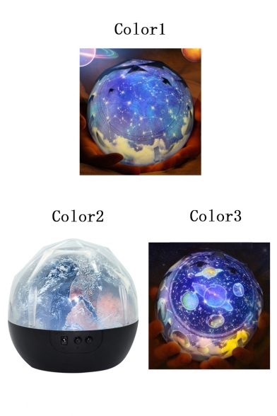 Fancy Universe Rotating Globe Starlight USB Connection Battery Projection Lamp