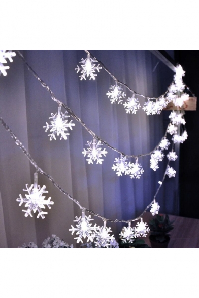 Fancy Snowflake LED String Lights