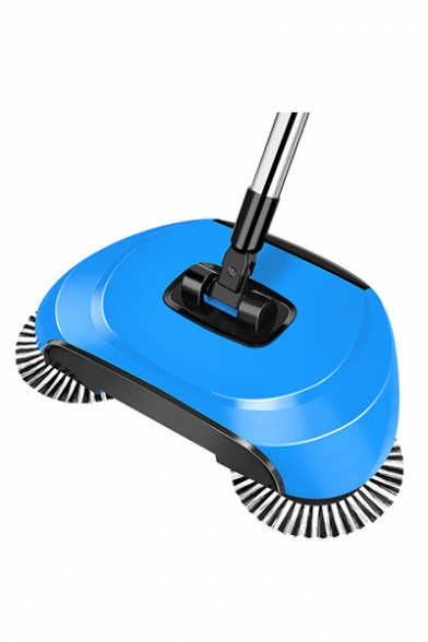 Hand Push Automatic Sweeper Stainless Steel Spin Broom Mop with Adjustable Handle