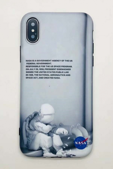 Letter Astronaut Print iPhone Design Mobile Phone Case