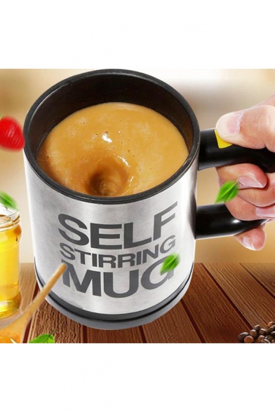 Self Stirring Electric Automatic SELF STIRRING Letter Coffee Cup
