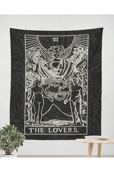 Cool Graphic Tapestry Hanging Curtain