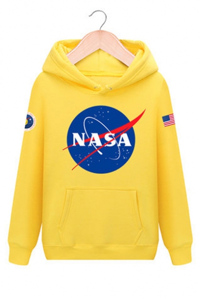 nasa hoodie yellow