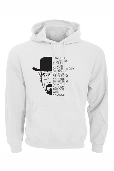 Fashion Heisenberg Character Letter Printed Long Sleeve Sports Casual Hoodie