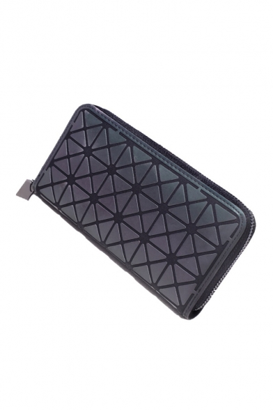 Hot Fashion Geometric Diamond Pattern Lightweight Wallet Handbag
