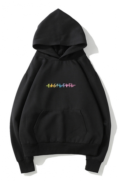 rainbow letter hoodie