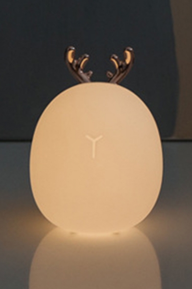 Tik Tok Lovely Cartoon Rabbit Deer Design LED USB Silicone Night Lamp 143*100*100mm