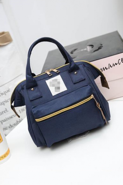 New Arrival Fashion Color Block School Backpack for Juniors