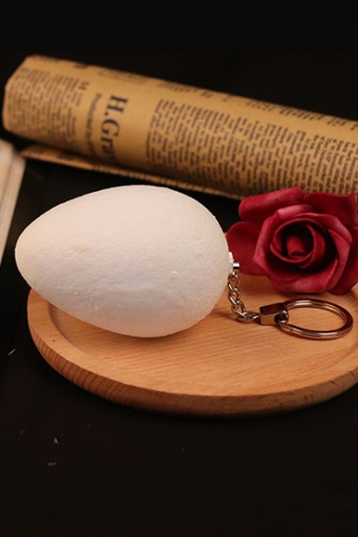 New Fashion 3D Egg Shaped White Night Light 13cm