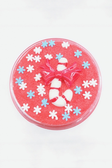 Christmas Series Snowflake Embellished DIY Stress Relief Slime Plasticine Clay
