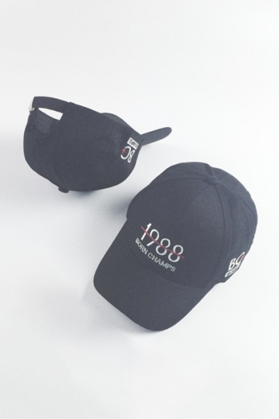 Fashion Number 1988 Embroidered Unisex Outdoor Cap