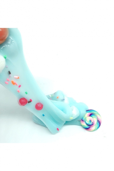 Lollipop Embellish Cute DIY Cotton Mug Clay Toy Puff Slime Recycle Plasticine Clay