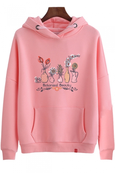 New Arrival Long Sleeve Letter Printed Leisure Thick Hoodie