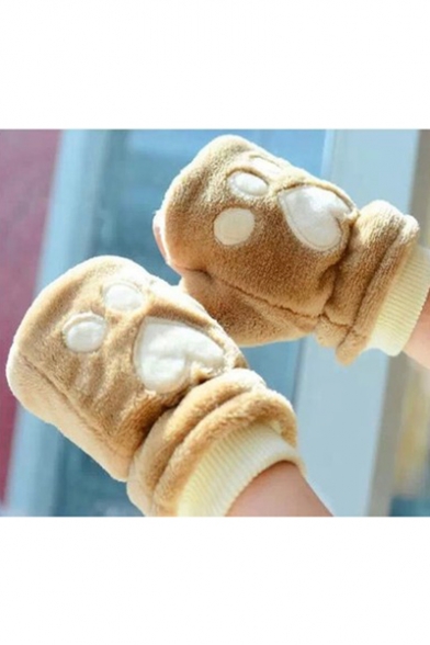 Women's Warm Fancy Cat Paw Fluffy Gloves for Winter