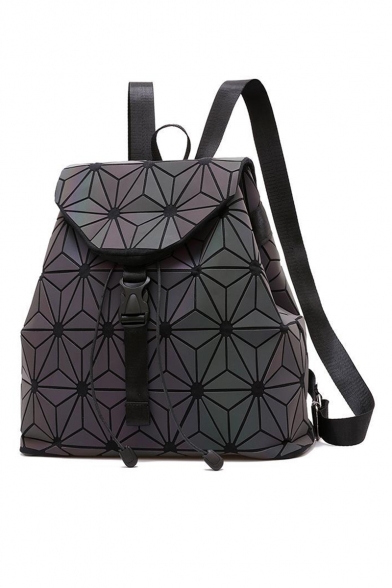 Hot Fashion Laser Design Geometric Pattern Backpack