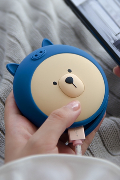 Portable Cute Cartoon Bear Design USB Charge Hand Warmer